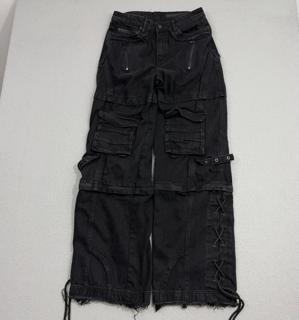 Rockstar Original Three Maxi Jet Black Baggy Fit Jeans Men's 32x34 Streetwear